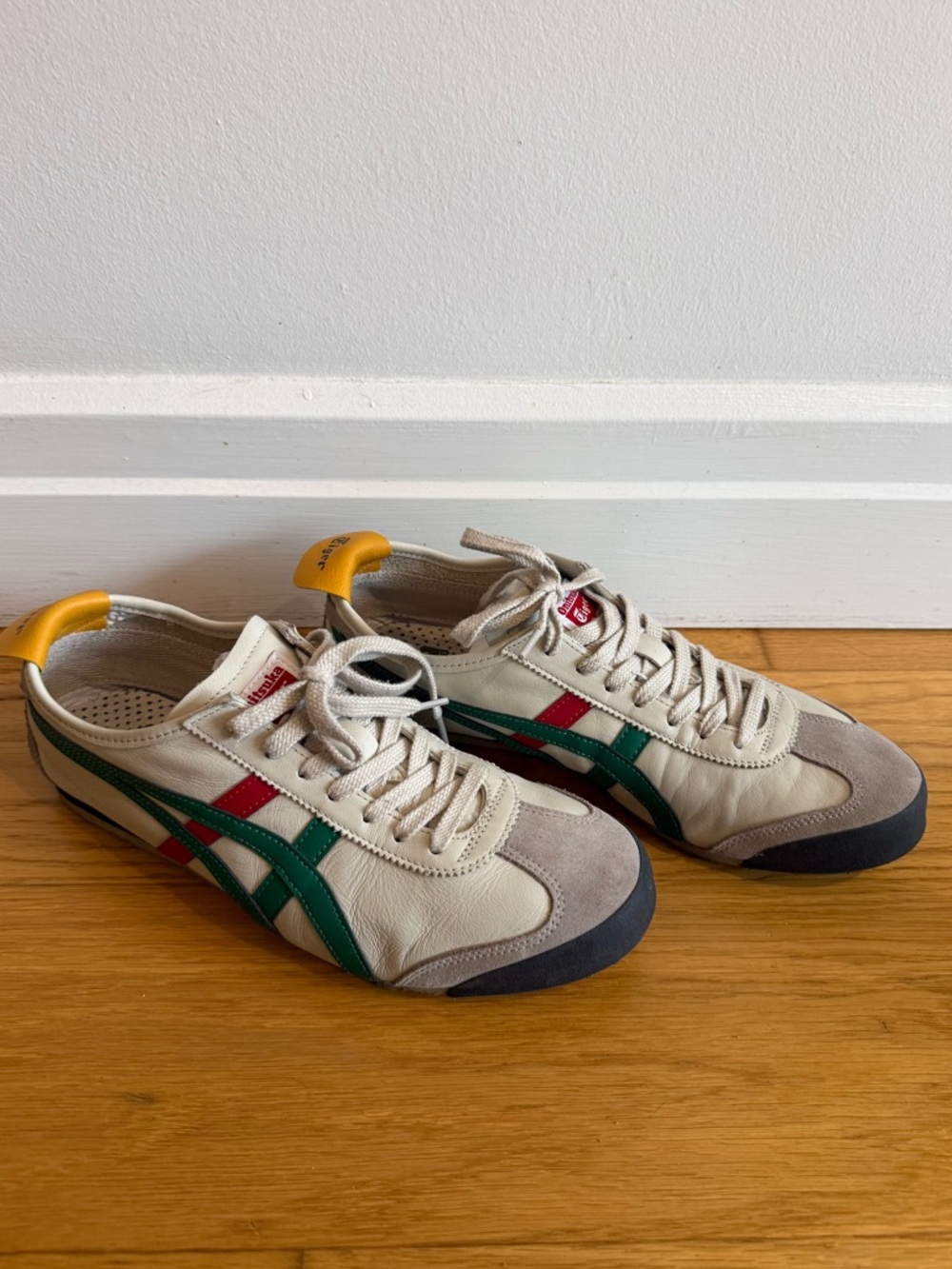 Men’s Size 9.5 Onitsuka Tiger Mexico 66 'Birch Green' 2023 - Gently Used - Picture 2 of 7